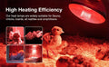 2 Pack 250W Heat Lamp Red Infrared Bulbs Glass Lamp Bulb for Food Service, Brooder Bulb, Chicks, Pet, Bathroom, Light Th