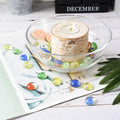 Flat Glass Marbles, 1Lb 0.75 Inch Glass Gems for Vase Filler, Crafts, Aquarium and Fish Tank Pebbles, Party Centerpieces