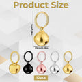 Larrel 10PCS Pet Bells for Dog Cat Collar, Dog Cat Bell for Collar, Small Pet-Collar Bells for Puppy and Kitten, Made of