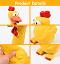 LONG RIVER Horse Toys, Rubber Chicken Squeaky Toys Play Reduce Separation Anxiety Fetch,Horse Play Ball Soccer Ball.for 