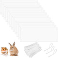 12 Pack Hamster Cage Liner, Clear Cage Accessories Urine Guards