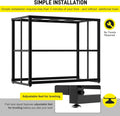 Likeem Fish Tank Stand Metal Aquarium Stand 40 Gallon Aquarium Turtle Tank 36.5" x 18.5" x 29.5"