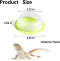 4Pcs Escape Proof Reptile Feeding Dish(2.72in), Leopard Gecko Food Dish, Reptile Bowls, Leopard Gecko Feeding Dish, Liza