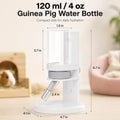 Hamster Water Bottle No Drip, 4oz Glass Small Animal Water Dispenser