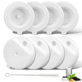 Baofum 8Pcs Gravity Pet Water Fountain Filters, Automatic Pet Waterer Replacement Filters for 3.6L/4.6L/6L/8L Dog Water Dispenser(8 Filters with 1Brush)