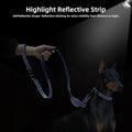 Roses&Poetry Hands Free Dog Leash for Medium Large Dogs Heavy Duty, No Pull Bungee Dog Running Waist Leash for Walking T