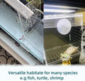 Fish Breeding Box, Acrylic Fish Isolation Box Separator for Shrimp Clownfish - 5.9 * 5.9 * 5.9 inches
