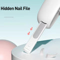Paioxerty Cat Nail Clipper | Cat Nail Trimmer with Clipping Debris Storage, Adjustable Sizes, Hidden Nail File, Round Hole Blade for Injury-Free Grooming Tool for Pets