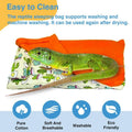 Bearded Dragon Hammock Sleeping Bag Set- Hanging Pet Bed with Pillow and Blanket Hideout Habitat with Soft Warm for Bear