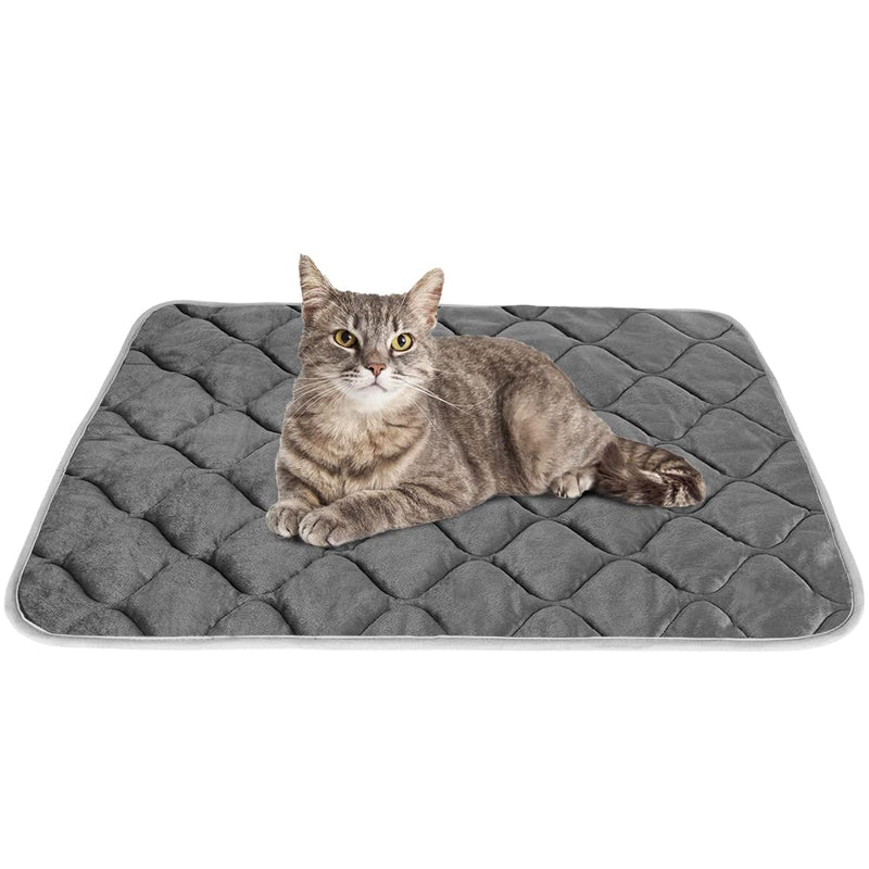 ULIGOTA Self Warming Cat Bed Self Heating Cat Mat Thermal Pet Bed Mat Self-Warming Dog Crate Pad 20