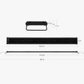 NICREW ClassicLED Marine Saltwater Aquarium Light, 48W for 48–60 inch Tanks