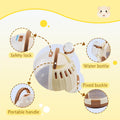 Hamster Carrier Cage Portable Cages Small Animals Carry Travel Case with Water Bottle Plastic Breathable Guinea Pig Outg