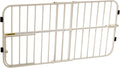 Carlson 24-38" Lil Tuffy Expandable Metal Dog Gate for Doorways, Indoor Pet Gate with Small Pet Door, No-Drill Pressure Mount, White
