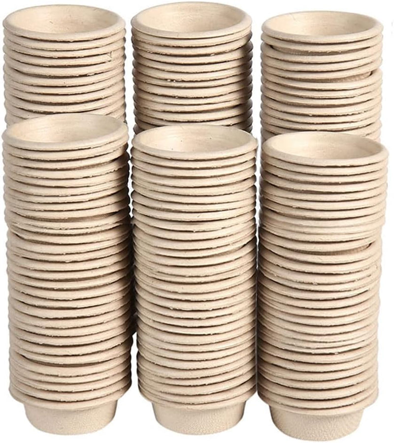 Paper Gecko Feeding Cups Reptiles Food and Water Bowls Feeder 0.5oz Small Cup Feeding Ledge Replacement Cups for Crested