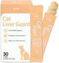 Doctor By Cat Liver Guard Squeezable Liver Supplement for Cats Feline Hepatic Support with Milk Thistle, Artemisia annua(SPB-201), Taurine lickable Formula Individually Packaged