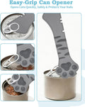 6Pcs Cat Food Can Covers Set, Cat Food Spoon & Can Opener, Cat Accessories