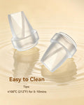 Breast Pump Replacement Parts 6 Duckbill Valves with Storage Case, Compatible with Eufy S1 Pro S1 E10 E20 Pump Parts, BP