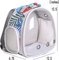 Bird Carrier Backpack with Rope Perch, Portable Bird Travel Carrier Backpack