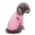 Jecikelon Fleece Dog Sweaters for Small Dogs, Soft Puppy Clothes for Doggie, Warm Dog Winter Outfits, Cute Pullover Sweatshirt Apparel for Pet Cats (Pink, S)