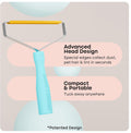 Uproot Cleaner Pro Pet Hair Removal Tool -2 Pack-Special Dog Hair Remover Multi Fabric Edge and Carpet Rake by Uproot Clean-Cat Fur Remover for Couch, Pet Towers, Rugs, Cat Mats and Trunks & Much More