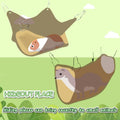 LEFTSTARER Guinea Pig Ferret Rat Hammock Toy Small Animal Cage Accessories Hideout Tunnel & Bunkbed Hammock for Rat Ferr