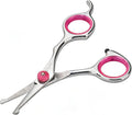 Dog Grooming Scissors, 4.5 Inch Round Tip Pet Scissors for Dogs & Cats Pink