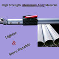 87'' Telescopic Snake Tongs, Aircraft-Grade Aluminum Alloy Reptile Grabber Rattle Snake Catcher Wide Jaw Handling Tool w