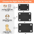Pet Feeding Mat-Absorbent Pet Placemat for Food and Water Bowl, with Waterproof Rubber Backing, Quick Dry Water Dispense