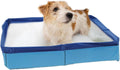 Foldable Dog Pool – Heavy-Duty Hard Plastic Small Dog Pool for Puppy & Cats, Portable Shallow Pool, Outdoor/Indoor Cooli