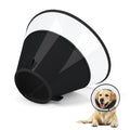 Dog Cone Collar with Soft Liner to Stop Licking, Elizabeth Recovery Collar After Surgery for Large Medium Dogs, Comfortable Pet Head Cone Alternative for Neutering Spay Injury (L)
