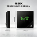 Fish Tank Thermometer, Digital Aquarium Thermometer, Wireless Probe Stick-on Design, Dual-Readout in Fahrenheit and Cels