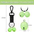 Whimsii Bells for Dog Collar, Glow Bell for Medium to Large Dogs, Easy Clip Clasp, Extra Loud Pet Tracker & Save Wildlife, Durable Copper Bells (Small-medium breed)