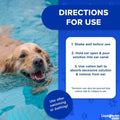 LIQUIDHEALTH Pets K9 Dog Ear Cleaner Wash Solutions - Infection Cleaning Hygiene Treatment Liquid Drops for Dogs, Canines, Puppies - for Use After Swimming or Bathing - Made in The USA (8 oz, 1Pack)