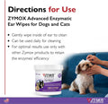Zymox Enzymatic Ear Solution for Dogs and Cats, Ear Wipes, & Ear Cleanser - Product Bundle - for Dirty, Waxy, Smelly Ear