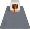 Cat Litter Mat, 34"x22" Waterproof Silicone, Litter Trapping
