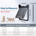 Pet Screen Door for Small Dogs & Cats - Heavy Duty Magnetic Lockable Flap, Inside Door 8.59x6.62inch, Easy Install for Sliding Glass/Patio Doors Screen, Scratch-Resistant & Security Latch (Size M)