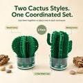 Reptile Humidifier, 2 Pack Passive Cactus Terrarium Decor