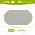 Cat Food Mat 18x10 Inch Silicone Pet Feeding Mat