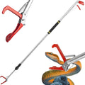 Snake Grabber Tool, 66" Snake Tongs Removal Professional Collapsible Rattlesnake Reptile Grabber Long Reach Grabber Heav