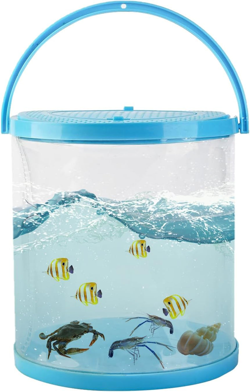 Foldable Small Aquarium, Portable Fish Tank, Fish Transport Container, Plasitc Fish Bowl, Beginner Tank, Great Concept f