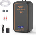 hygger Aquarium Air Pump, Rechargeable Portable Oxygen Pump with Single/Dual Outlets, Ultra Quiet Battery Powered Air Bu