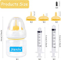 Pet Nursing Bottle Kit for Kitten Puppy,60mlCat Bottle Feeding Kit Nipple Kittens Syringe for Small Cat Dog Newborn Kitt