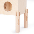 Niteangel Set of Beech Stilts for Elevating & Safely Setting Niteangel Multi-Chamber Series Maze House (Set of 5 Stilts 