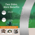 Dual-Sided Shedding Blade,Professional Stainless Steel Safety Horse Fur Scraper-Suitable for Pets Such As Horses, Cats a