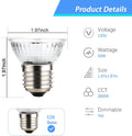 2-Pack 50W UVA Bulbs, Light Turtle Heat Lamp for Reptiles and Amphibian Tanks, Terrariums and Cages, Fit E26 Heat Reptil