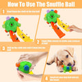 Dog Snuffle Ball-Interactive Puzzle Dog Toys Encourage Natural Foraging Skills Slow Feeder for Training and Stress Relie