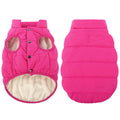 ASENKU Dog Winter Coat - Waterproof Windproof Dog Jacket, Warm Snowproof Doggie Puffer Vest for Cold Weather, Lightweight Snow Coats for Small Medium Large Dogs (Pink, M)