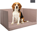 Dog Litter Box with High Walls,Pee Pad Holder Tray for Dog Potty