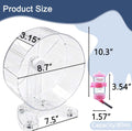 8.7" Hamster Exercise Wheel with Drinking Bottle, Hamster Exercise Wheel for Gerbils, Syrian & Dwarf Hamsters, Chinchill