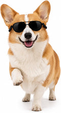 G010 Dog pet Costume Aviator Sunglasses for Medium Breeds 20-40 lbs (Black)